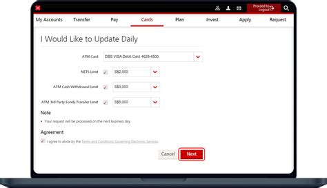 dbs singapore withdrawal limit.